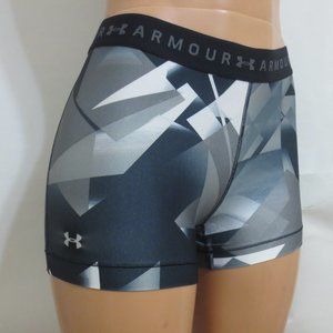 Under Armour Tight Shorts Gray /Black Geometric S